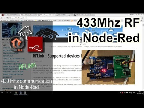 RFLink, 433MHz gateway with Node-Red