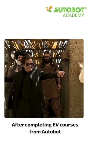 Students after completing Ev courses from Autobot Academy