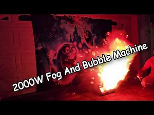 2000W Fog Bubble Machine w/ RGB LED Lights | 3 in 1 Quick Review