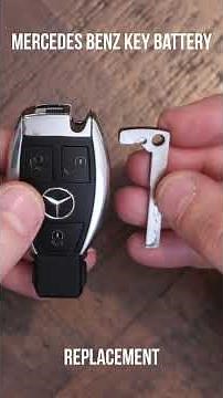 Mercedes key fob not working? Don’t panic — fix it in 60 seconds! 🔋💡 #MercedesBenz #battery