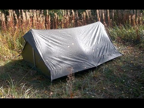 French Army F2 tent. Rain and Condensation Testing and a Review.