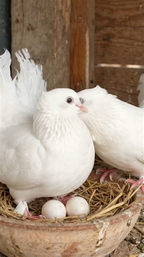 fantail Pigeon farming video #pigeon #farming #pigeonlaver #fancypigeon