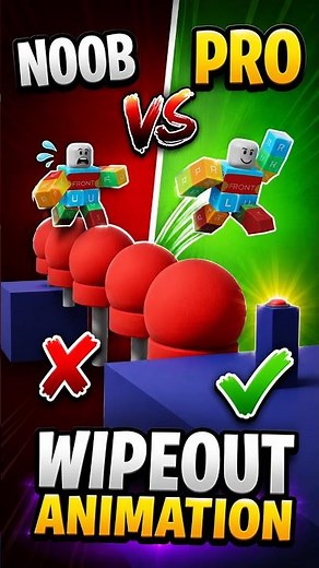 Roblox Animator: Noob vs Pro Wipeout 🔴