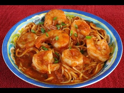 Best Easy Shrimp Spaghetti~Fast and Easy Shrimp Pasta Recipe