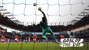 Goal of the Day: Adebayor v Arsenal 2010