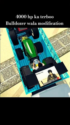 4000 hp ka terboo lagvadiya🤟Tagdha modification #shorts #tractor #modified #indian #ytshorts #gaming