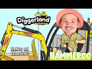 Diggerland Adventure! Real Excavators & Cranes for Kids! Toy Construction Vehicles #hammeroo