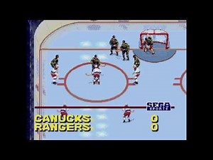 NHL All-Star Hockey 95 ... (Sega Genesis) Gameplay