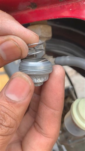 Fuel Spring 😯 Bike Experiment 🤯 #shorts #bikerepair #bikerestoration #experiment