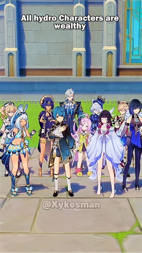 Genshin Characters Every Element has a special exception ✨ #genshinimpact