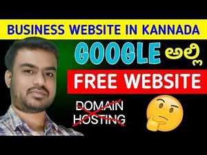 How to Create Business Website in Kannada using Google | Free website in Kannada | Techyapple