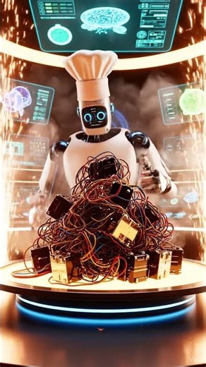 Robot Chef Cooks Wires & Batteries — Don’t Eat This!