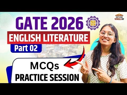 GATE 2026 English Literature | MSQs with Solutions | Practice Session-02 | English Vinglish