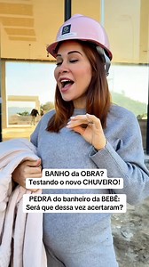 373K views · 9.4K reactions | BANHO da OBRA? Testando o novo CHUVEIRO! PEDRA do banheiro da BEBÊ: Será que dessa vez acertaram? #MairaCardi #CardiNigro #Obra #DiarioDeObra #reformaresidencial | Cortes Maira Cardi | Facebook