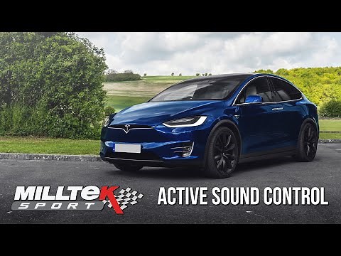 Tesla Model X - Milltek Active Sound Exhaust Installation | Richter Sport