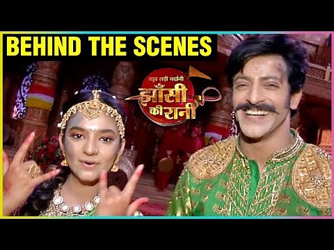 Manu & Gangadhar Take REVENGE | Jhansi Ki Rani | Anushka Sen Vikas Manaktala BEHIND THE SCENE Moment