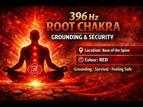 396 Hz Root Chakra Healing Music 🌿 Grounding & Security | Remove Fear & Anxiety