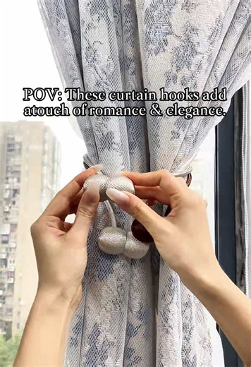 So cute and super affordable!#curtaintiebacks#golddecor#windows#curtains#roomdecor