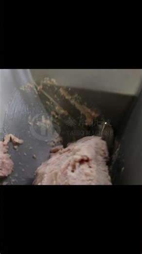 How frozen meat grinder works