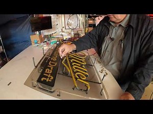 Jumper Wire test on a Miller neon sign with magnetic Transformer