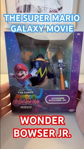 Wonder Bowser Jr. Action Figure | Super Mario Bros Movie Jakks Pacific 🍄 #supermariogalaxy #toys