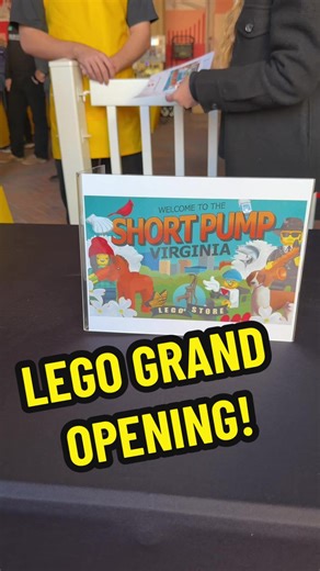 The @LEGO Short Pump grand opening was so much fun! #lego #legotiktok #legostore #legotiktoker #legotok