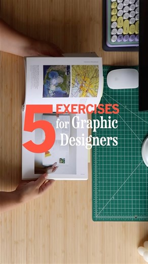 Paola Kassandra | 5 design exercises to practice and stay sharp in your skills and ideas! All suggestions from the book Graphic Design The New Basics. . . .... | Instagram