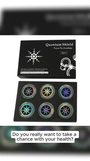 Quantum Shield 6-Pack EMF Protection Stickers | Anti-Radiation for Phones, Laptops & Devices | Reduces EMF Exposure | Enhances Battery Life & Health Protection Cover Smartphone
