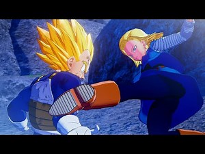 Dragon Ball Z: Kakarot - Android 18 Breaks Vegeta's Arm! Super Saiyan Vegeta Vs Android 18