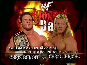 WWF Chris Benoit vs. Chris Jericho Judgment Day 2000