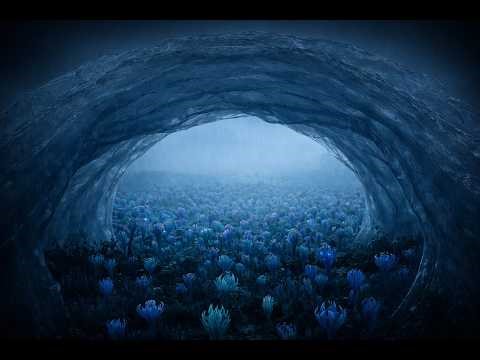 Alien Crystal Rain | Relaxing Sci-Fi Ambience for Deep Sleep (8 Hours)