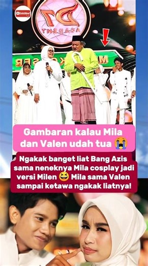 Mila & Valen Versi Tua 😭 Ngakak Banget! #mila #valenda7 #indosiar #ngakak