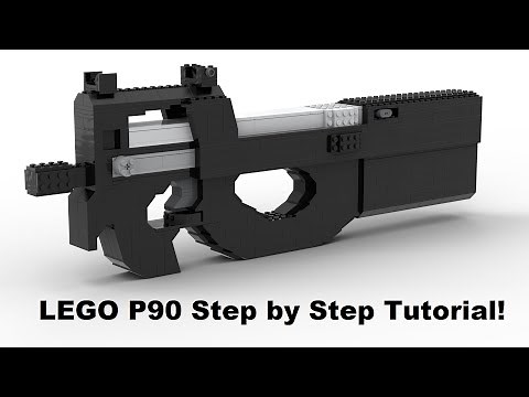 LEGO P90 Step by step Tutorial | Jim's LEGO Guns