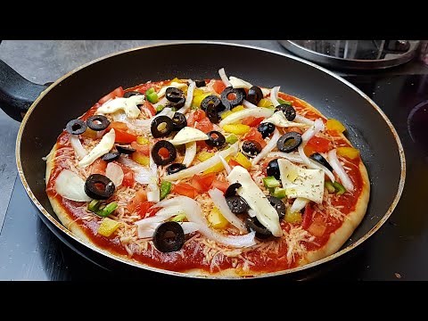 بيتزا سائلة بدون فرن في عشر دقائق| Recette pizza liquide en 10mn