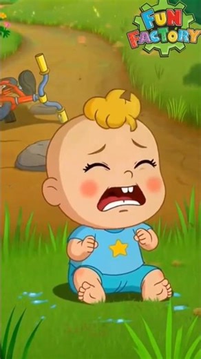 Cute Boo Boo Kids Rhyme 👶 | Song About Getting a Boo Boo! #kidsshorts #shorts