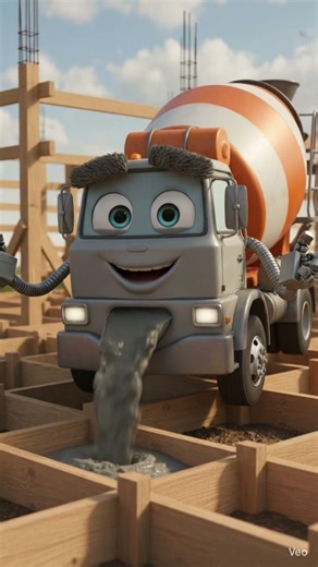 AI Concrete Transit Mixer machine part 2 #construction #civilengineering