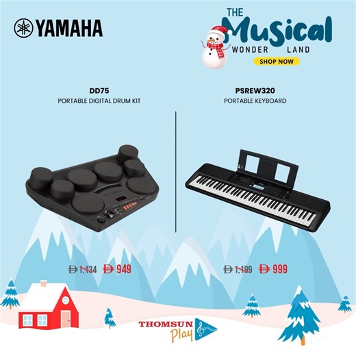 Step into a musical wonderland! 🎶 Discover exciting offers at Thomsun Play and make every moment sound extraordinary. Let the music begin! #ThomsunPlay #MusicalWonderland #MusicOffers #PlayYourSound #MusicalJourney #SoundDeals #MusicLovers #UAE #indubai #DubaiDeals | Thomsun Play