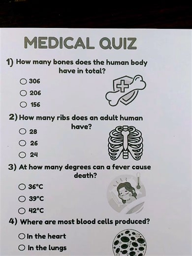 Anatomy Medical Quiz - Can you get 7/7? #anatomy #humanbody #quiz #quiztime #trivia