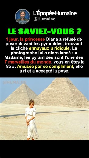 LADY DIANA ET LES PYRAMIDES🤯