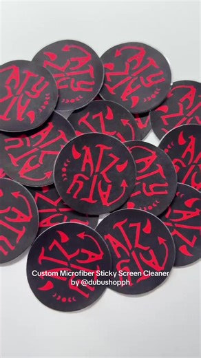 Another order done ✅ Custom Sticky Screen Cleaners for ATEEZ IN YOUR FANTASY! Clearer fancams? Order now! Send us your own design ✨ #screencleaner #ateez #giveaway #freebies #printing