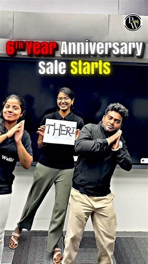 Faculties After knowing that the 6th Year Anniversary Sale Starts & prices are just ₹999/- only 👀🔥