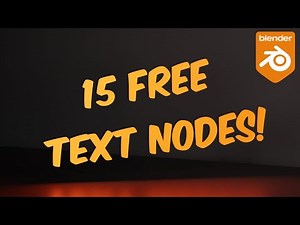 Blender 4.5 Needed These Text Nodes, So I Built Them for You!