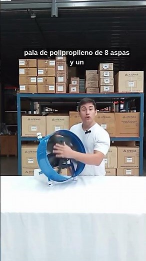 Extractor Axial 40 cm XMP940 – ¡Motor SKF 1/2 HP, Reversible y Alto Rendimiento!