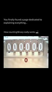 This is how binary counting works! #reels #explore #memes | Explaining Everything