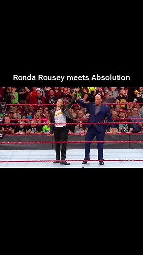 Ronda Rousey meets Absolution #wwe #rondarousey #wwefan #ronda_rousey #wweraw #rondarouseyfan #wwetiktok #wwesmackdown #wwechallenge