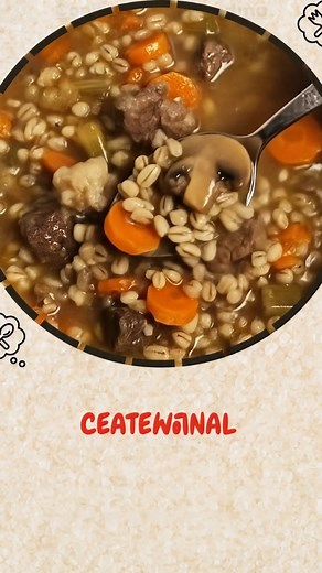 Beef & Barley Soup recipe . . . #BeefAndBarleySoup #SoupRecipe #ComfortFood #HomeCooking #HealthyEating #EasyRecipes #CozyMeals #BeefRecipes #BarleySoup #HomemadeSoup #SlowCookerRecipe #MealPrep #Foodie #CookingAtHome #WinterWarmers #HeartyMeals #RecipeOfTheDay #YummyInspiration #CulinaryDelight #savorysoups | Cooking recipes