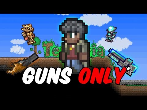 Can I Beat Terraria Master Mode With Guns Only? FULL MOVIE
