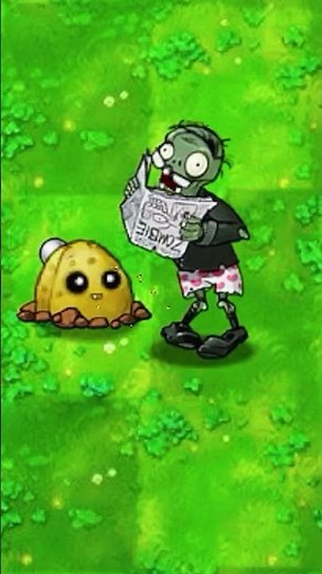 Double Trouble Defense! Watch Zombies Fall for the Mine-nut Trap! #plantsvszombies #shorts