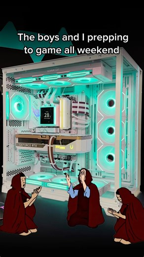 Prepping for a Weekend of Pure Gaming 🙂‍↕️ #pcgamer