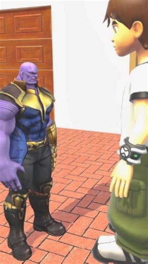 Ben 10 ke ghar mein ho gai chori thanos karne aaya #gta #viral #gaming #shorts
